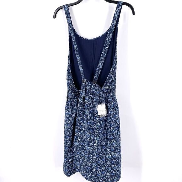 Free People Petunia Blue Floral Mini Dress Size L - Picture 5 of 8